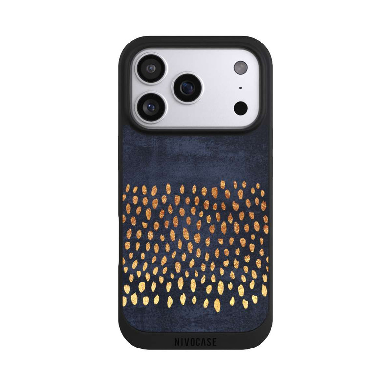 iPhone 17 Pro NIVOpure Or & Bleu Pattern