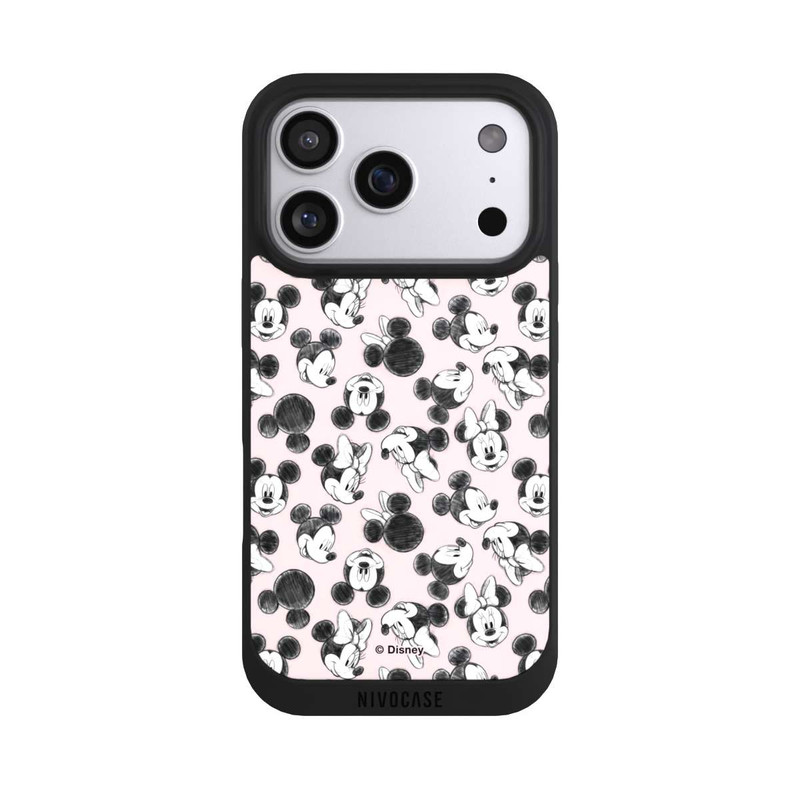 iPhone 17 Pro NIVOpure Minnie & Mickey Many Faces Pink