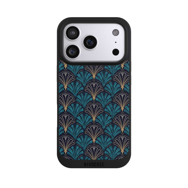 iPhone 17 Pro NIVOpure Éventails Art Déco Or
