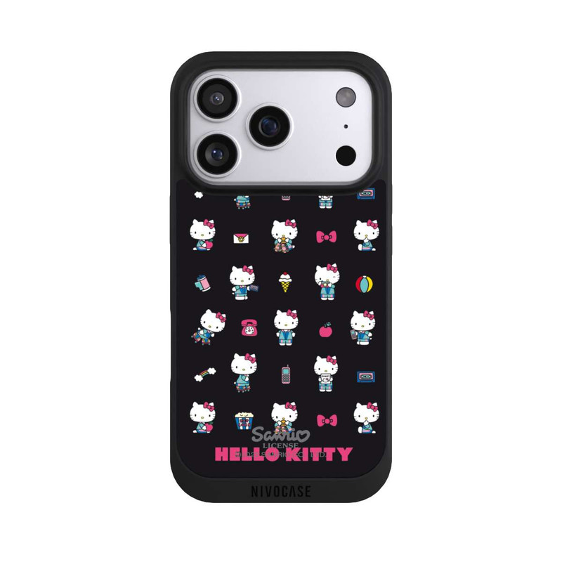 iPhone 17 Pro NIVOpure Hello Kitty 90s Schwarz