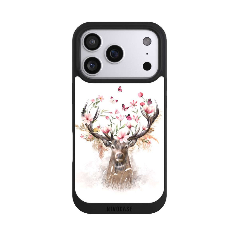 iPhone 17 Pro NIVOpure Hirsch Blumen Geweih