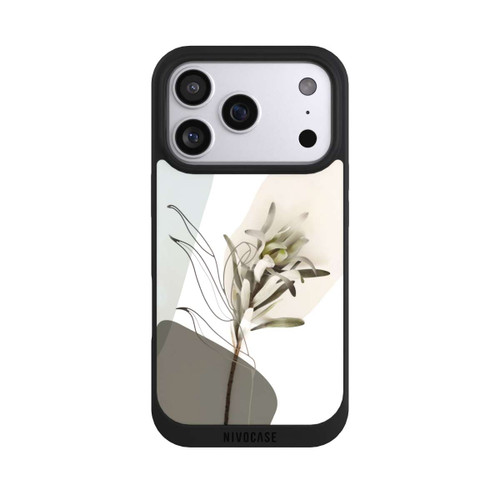 Apple iPhone 17 Pro NIVOpure Boho Line Art Olivgrün