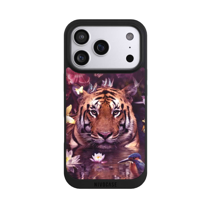iPhone 17 Pro NIVOpure Tiger Blumenrahmen