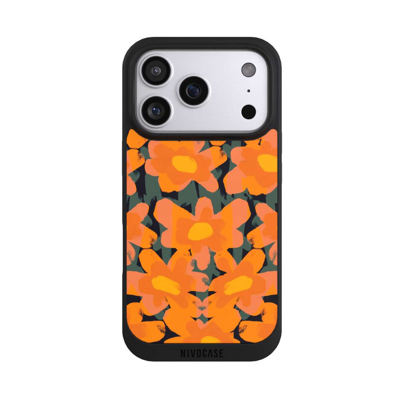 iPhone 17 Pro NIVOpure Flower meadow orange