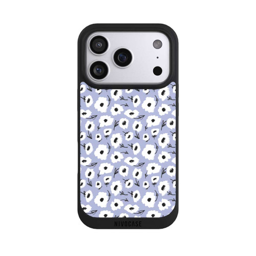 Apple iPhone 17 Pro NIVOpure Flower Pattern Lila