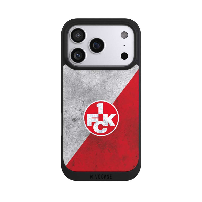 iPhone 17 Pro NIVOpure 1.FC Kaiserslautern-Beton Logo red