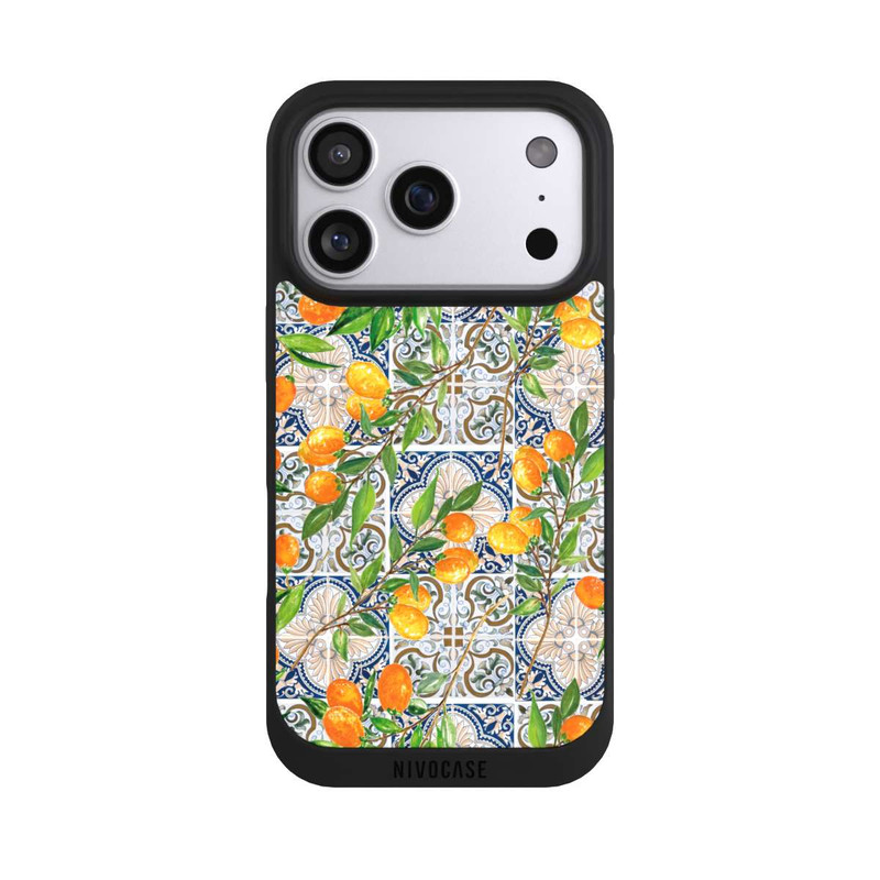 iPhone 17 Pro NIVOpure Oranges Grecques Pattern