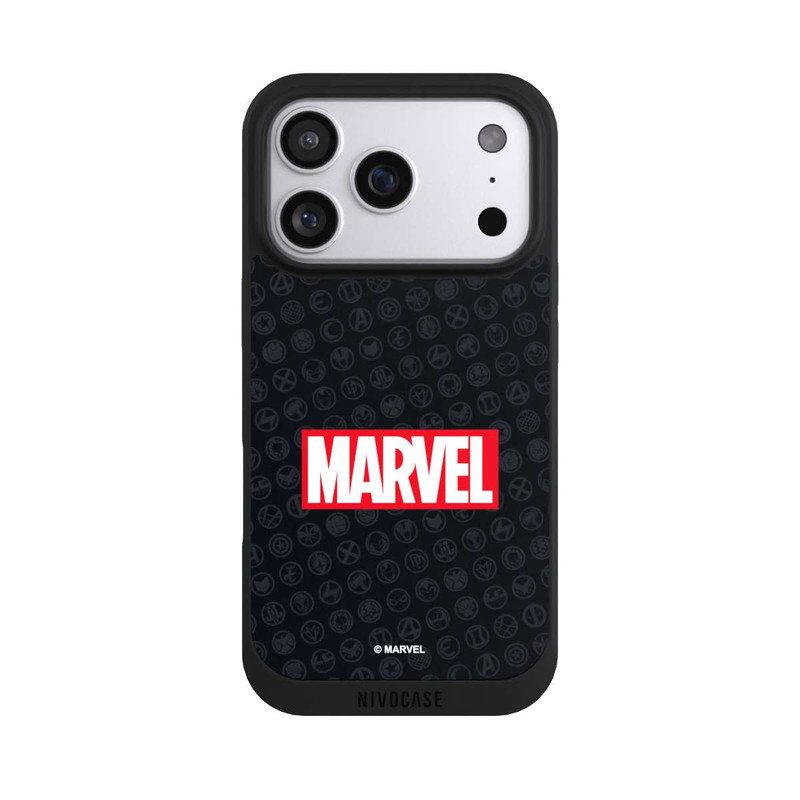 iPhone 17 Pro NIVOpure Marvel Logo Black Red 