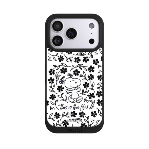 Apple iPhone 17 Pro NIVOpure Snoopy schwarz und weiß This Is The Life