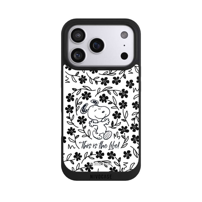 iPhone 17 Pro NIVOpure Snoopy This Is The Life Noir & Blanc