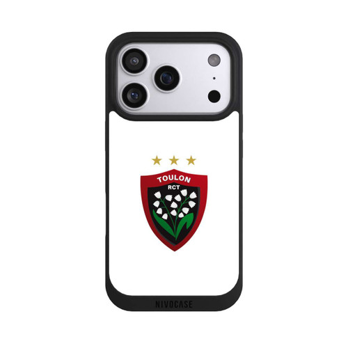 Apple iPhone 17 Pro NIVOpure Logo RC Toulonnais Blanc