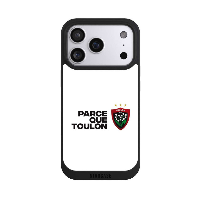 iPhone 17 Pro NIVOpure RC Toulonnais PQT Blanc