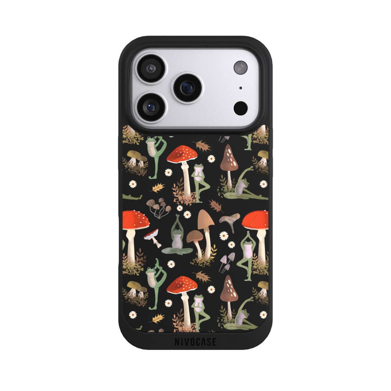 iPhone 17 Pro NIVOpure Grenouilles Yoga & Champignons