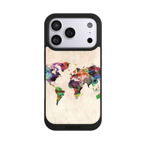 Apple iPhone 17 Pro NIVOpure Carte du monde de Michael Tompsett