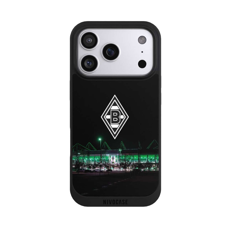iPhone 17 Pro NIVOpure Borussia-Park bei Nacht