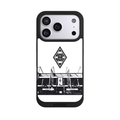 Apple iPhone 17 Pro NIVOpure Borussia-Park Schwarz und Weiß