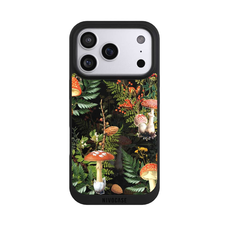 iPhone 17 Pro NIVOpure Champignons dans la forêt