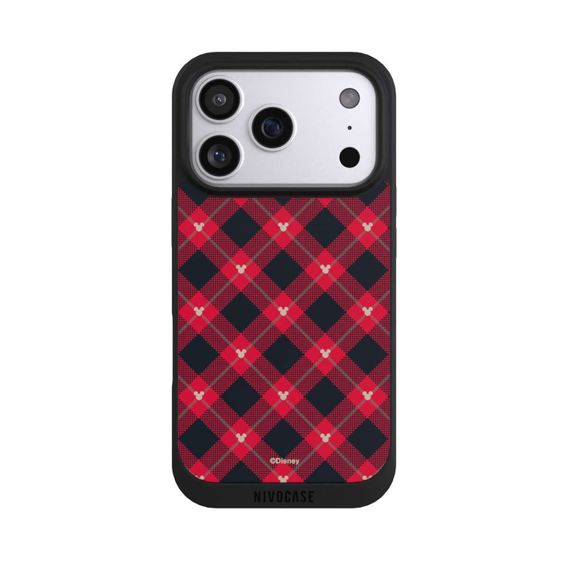 iPhone 17 Pro NIVOpure Mickey Weihnachtsmuster Rot