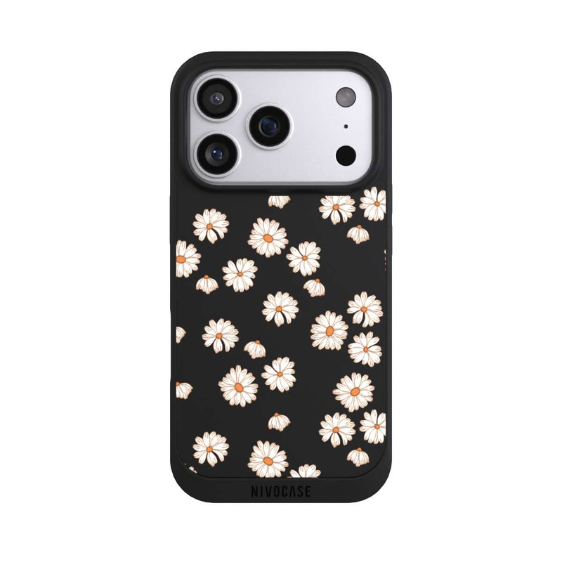 iPhone 17 Pro NIVOpure Fond Flower Power blanc