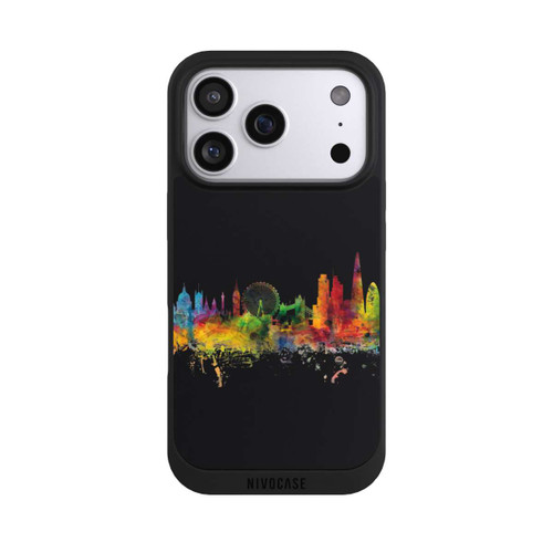 Apple iPhone 17 Pro NIVOpure Londres Angleterre Skyline Noir