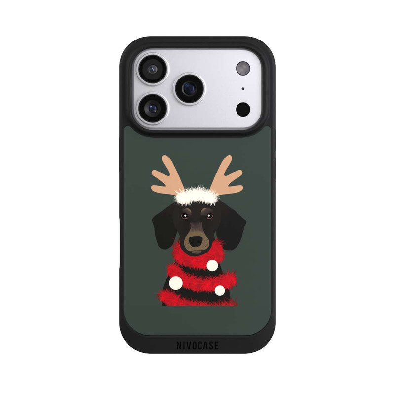 iPhone 17 Pro NIVOpure teckel de Noël