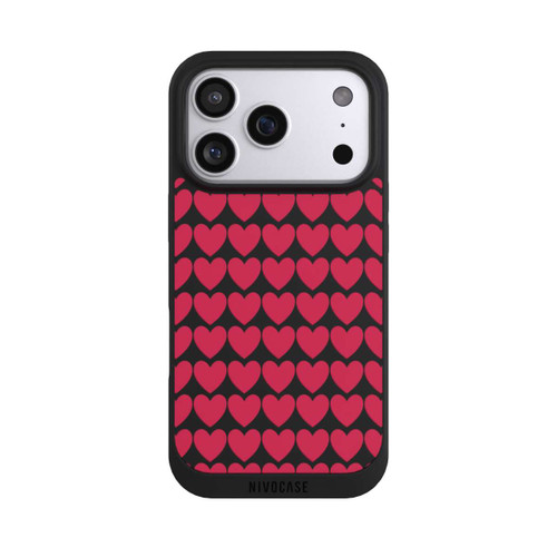 Apple iPhone 17 Pro NIVOpure Viva Magenta Hearts