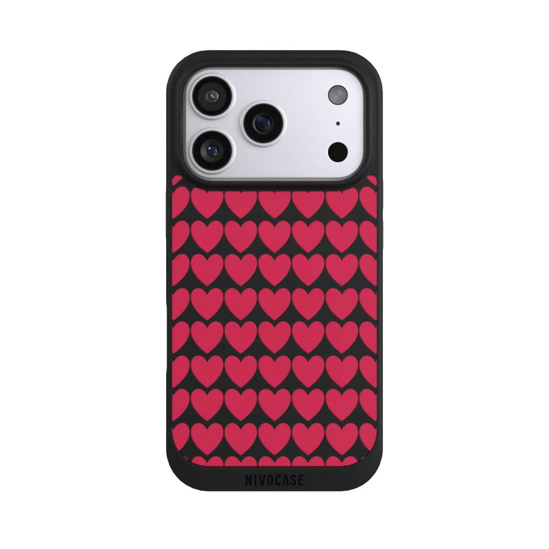 iPhone 17 Pro NIVOpure Viva Magenta Hearts