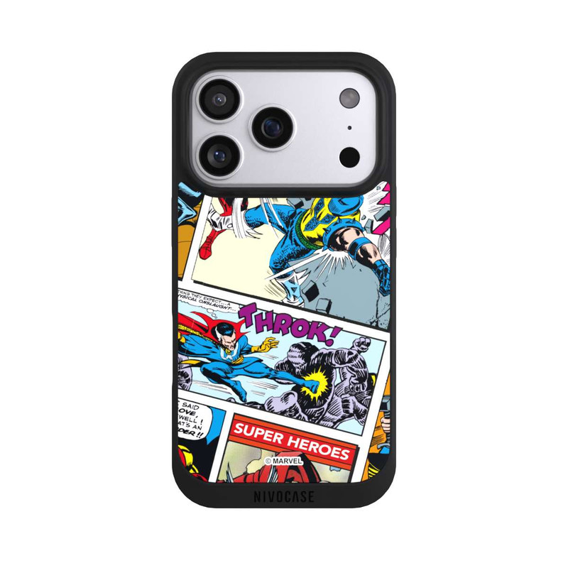 iPhone 17 Pro NIVOpure Marvel Retro Comic Blue