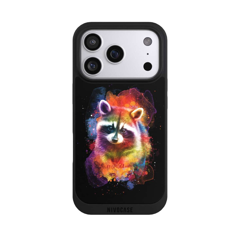 iPhone 17 Pro NIVOpure Happy Racoon Black