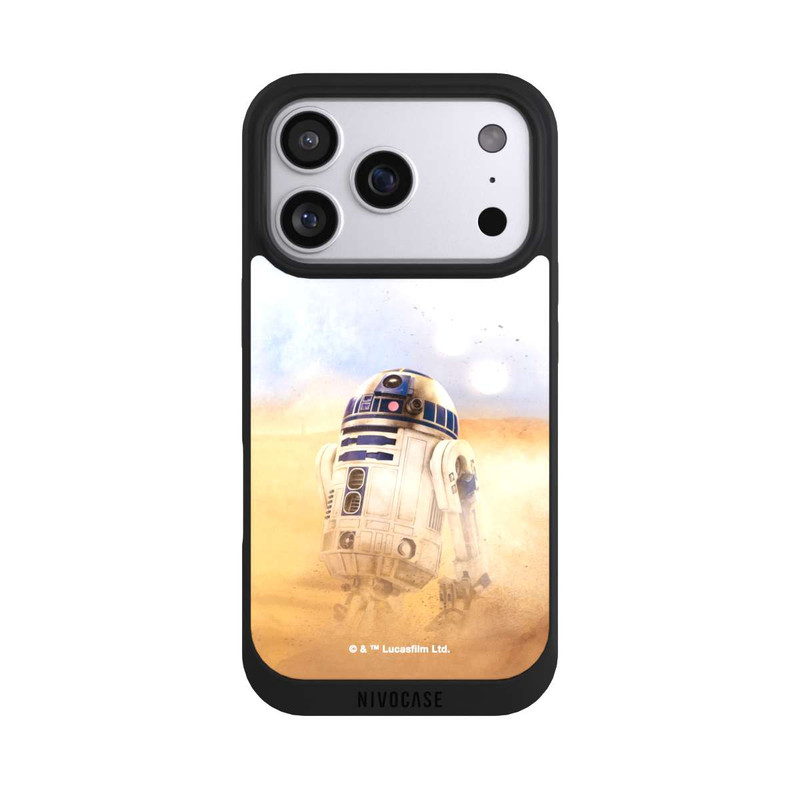 iPhone 17 Pro NIVOpure R2D2 in der Wüste