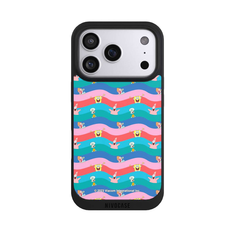 iPhone 17 Pro NIVOpure Spongebob Friends Colorful Waves