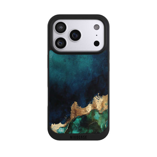 Apple iPhone 17 Pro NIVOpure Petrolblau mit Gold