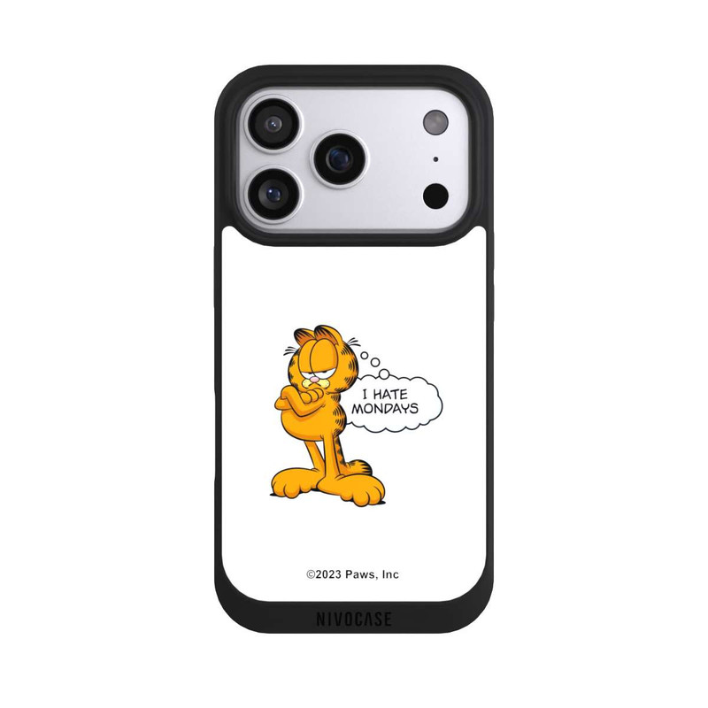 iPhone 17 Pro NIVOpure Garfield I Hate Mondays Weiß