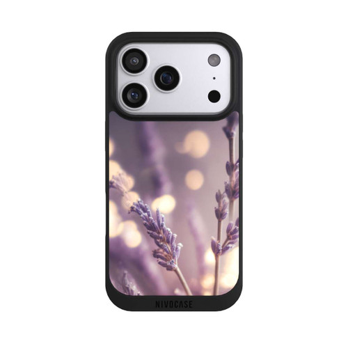 Apple iPhone 17 Pro NIVOpure Lavender Close Up with AI