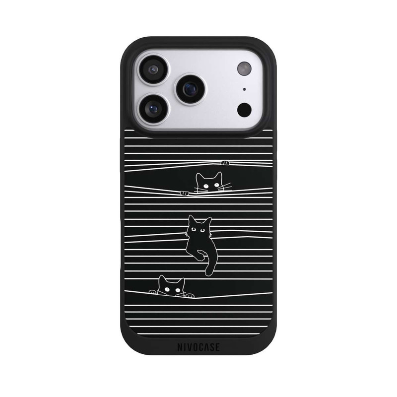 iPhone 17 Pro NIVOpure Cats Peeping