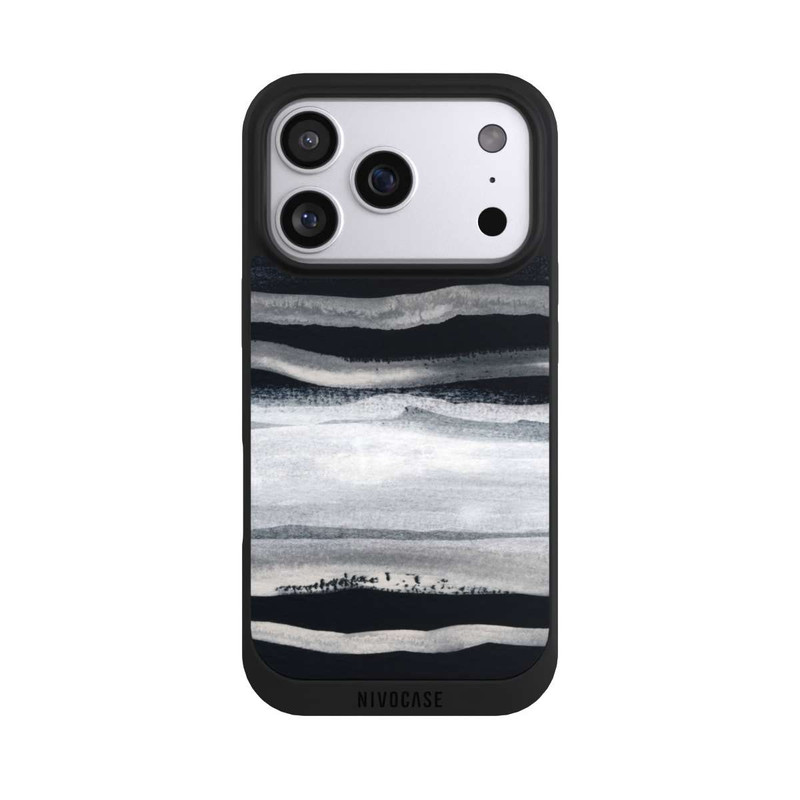 iPhone 17 Pro NIVOpure Coups de pinceau abstraits 68