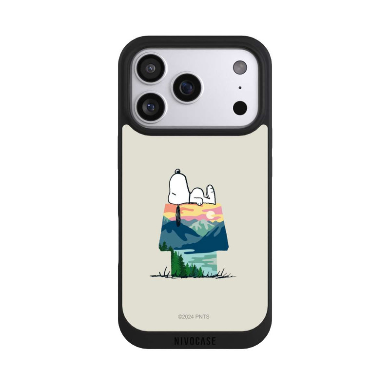 iPhone 17 Pro NIVOpure Snoopy Camping Hütte