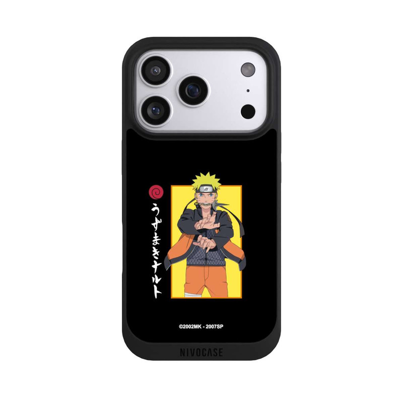 iPhone 17 Pro NIVOpure Naruto Kampfposition Schwarz