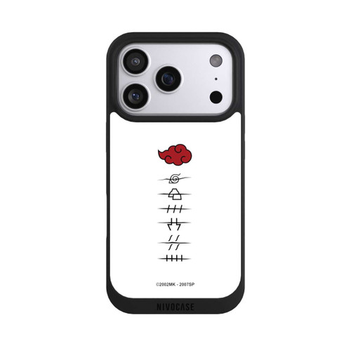 Apple iPhone 17 Pro NIVOpure Akatsuki Mitgliedersymbole Weiß