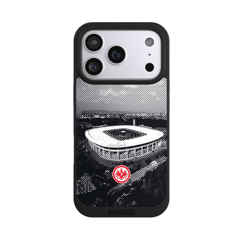 iPhone 17 Pro NIVOpure SGE Stadion Schwarz Weiß