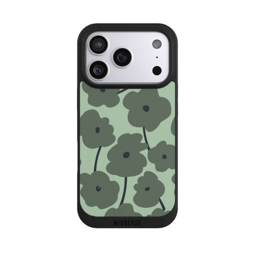 Apple iPhone 17 Pro NIVOpure Fleurs Minimalistes Vertes