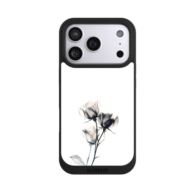 iPhone 17 Pro NIVOpure Fleur noire