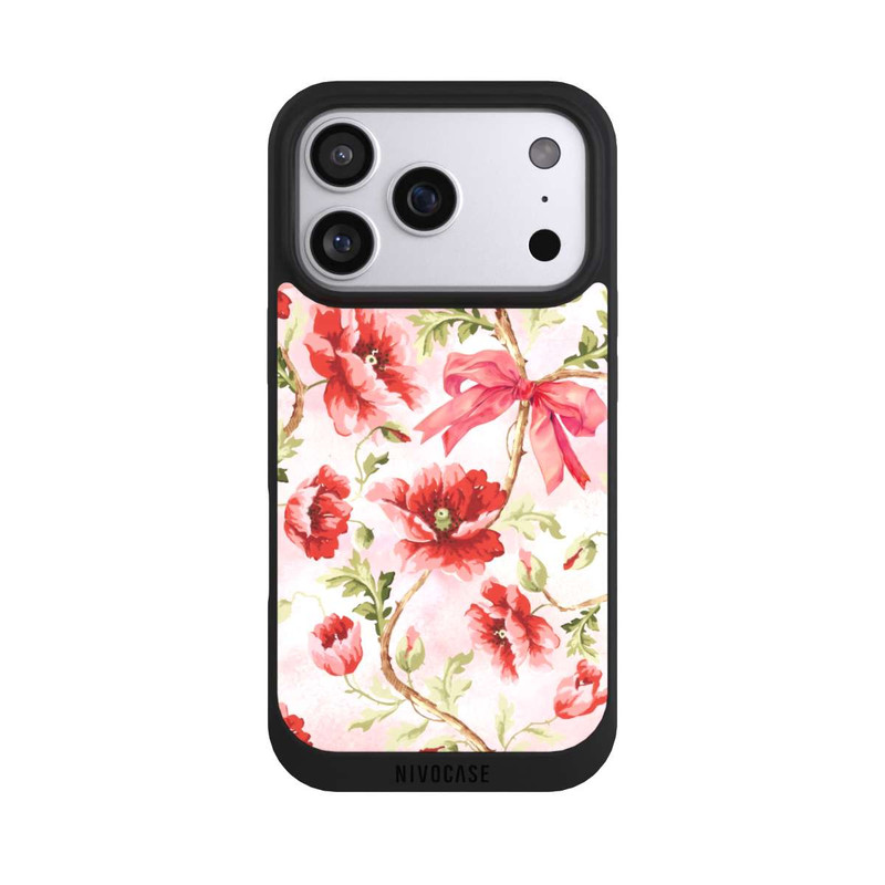iPhone 17 Pro NIVOpure Motif Coquelicots Rose