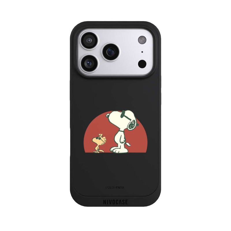 iPhone 17 Pro NIVOpure Snoopy Woodstock Far Out transparent