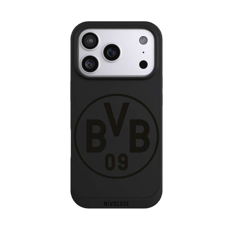 iPhone 17 Pro NIVOpure BVB Logo Schwarz Transparent