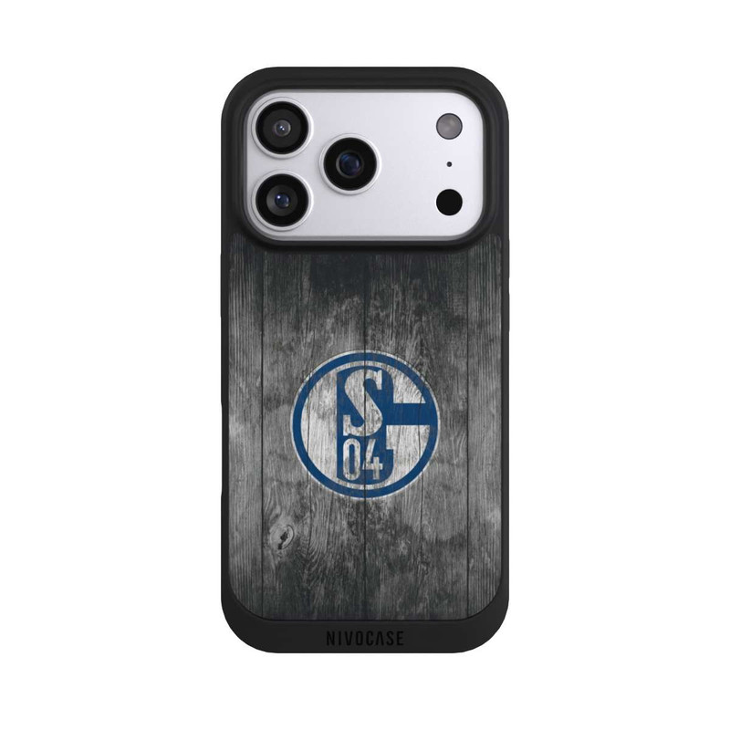 iPhone 17 Pro NIVOpure Schalke 04 Holz Look