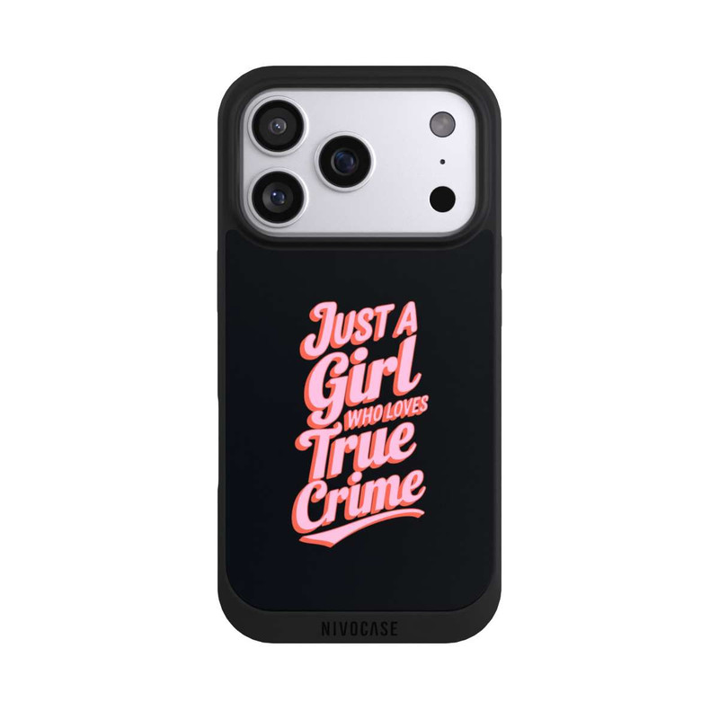 iPhone 17 Pro NIVOpure Just a Girl Who Loves True Crime