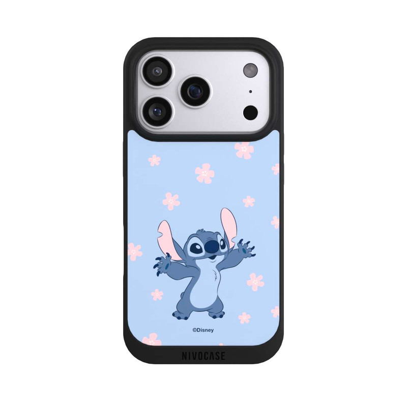 iPhone 17 Pro NIVOpure Stitch Pastel Flowers Blue