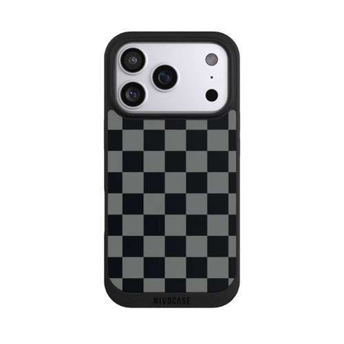 Apple iPhone 17 Pro NIVOpure Schachbrett Schwarz Grau
