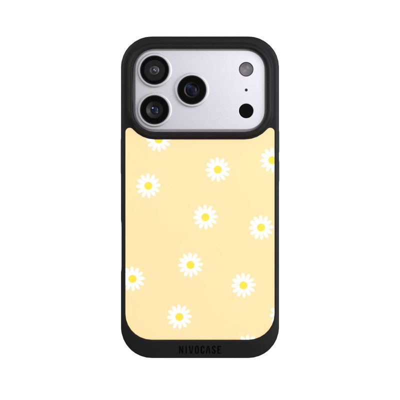 iPhone 17 Pro NIVOpure Daisy Pattern on Yellow